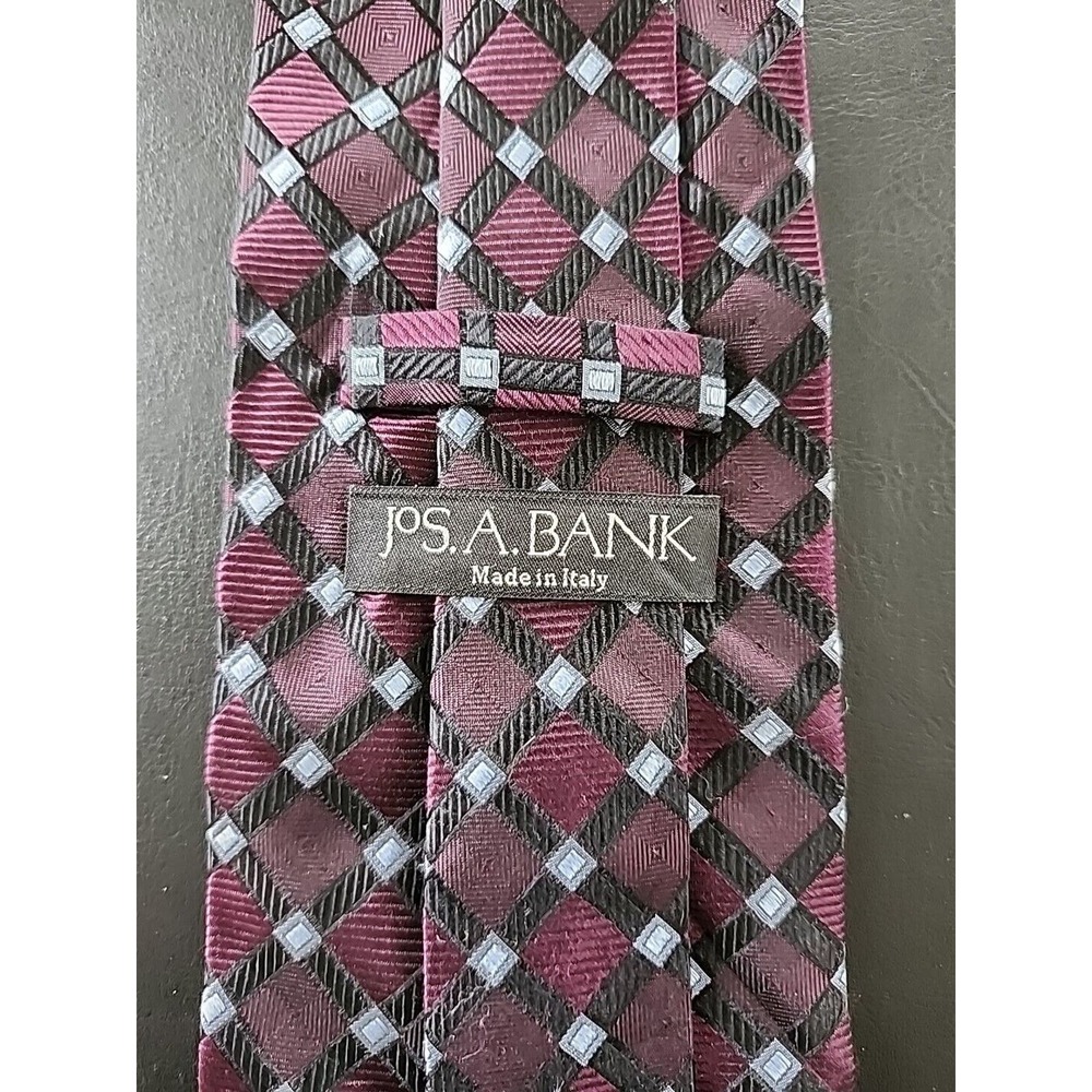 Men's Neck Tie Jos A Bank Silk L57" W4.0"